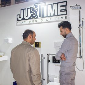 غرفه جاستایم 1 در بیست و ششمین نمایشگاه ساختمان مشهد توسط فروشگاه و نمایشگاه وثوقی